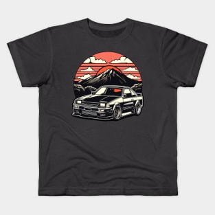 JDM car Japanese Retro Car Racing Drifting Legend Tuning Kids T-Shirt